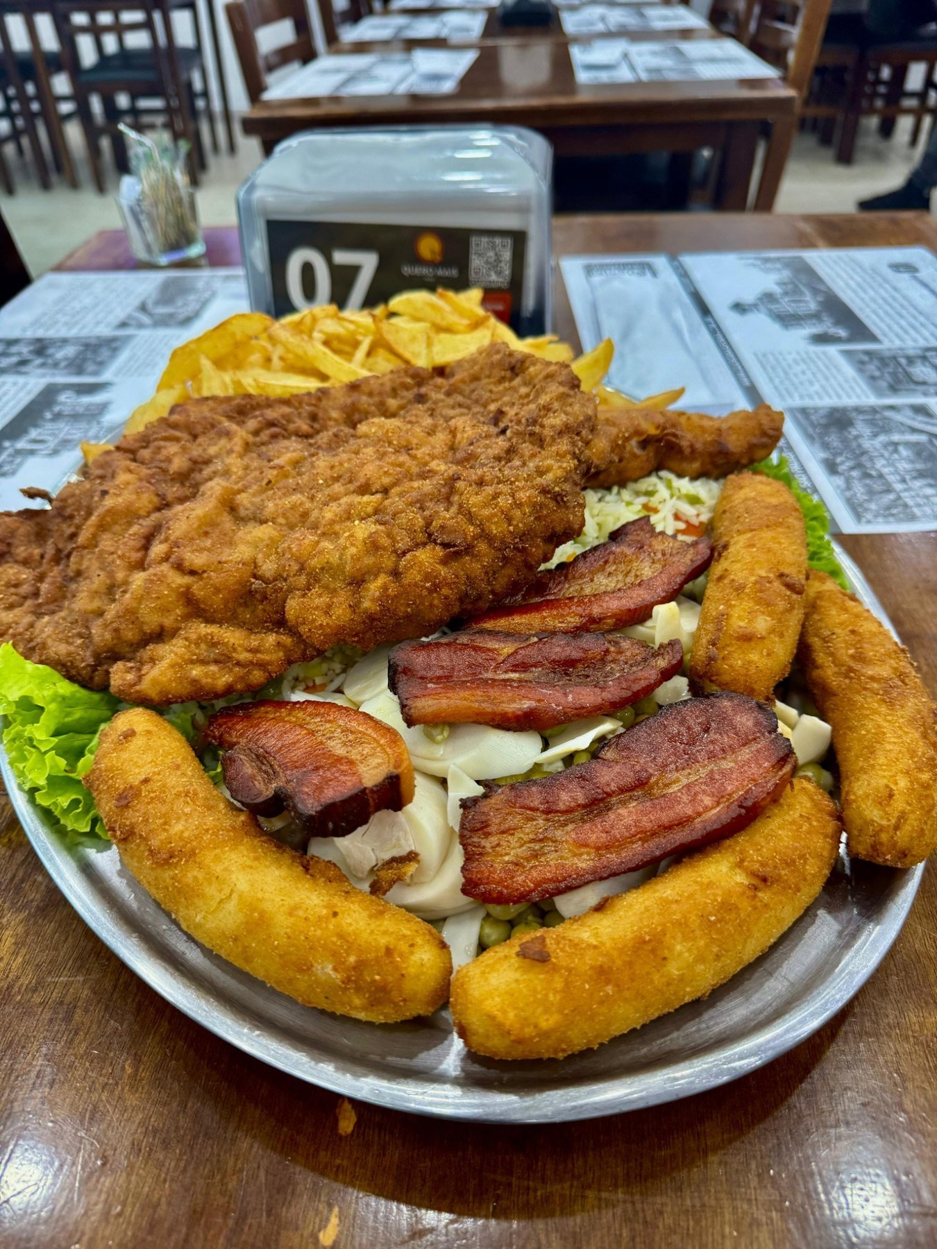 Prato completo do Quero Mais
